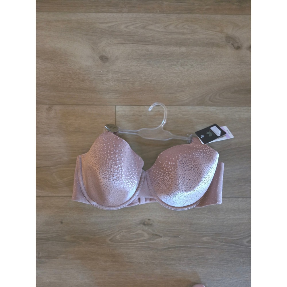 Wacoal Back Appeal Bra 38D Rose Dust Blush Pink Underwire NWT
